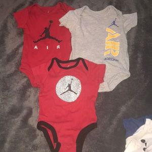 3 Jordan onesies for $15 3-6 months